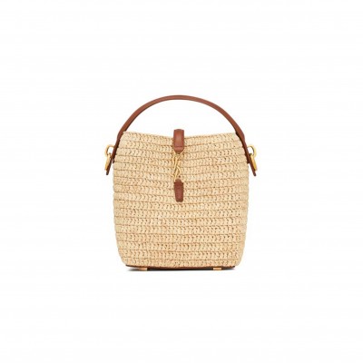 YSL LE 37 MINI IN RAFFIA 765870GAAFC2080 (15*13*6cm)